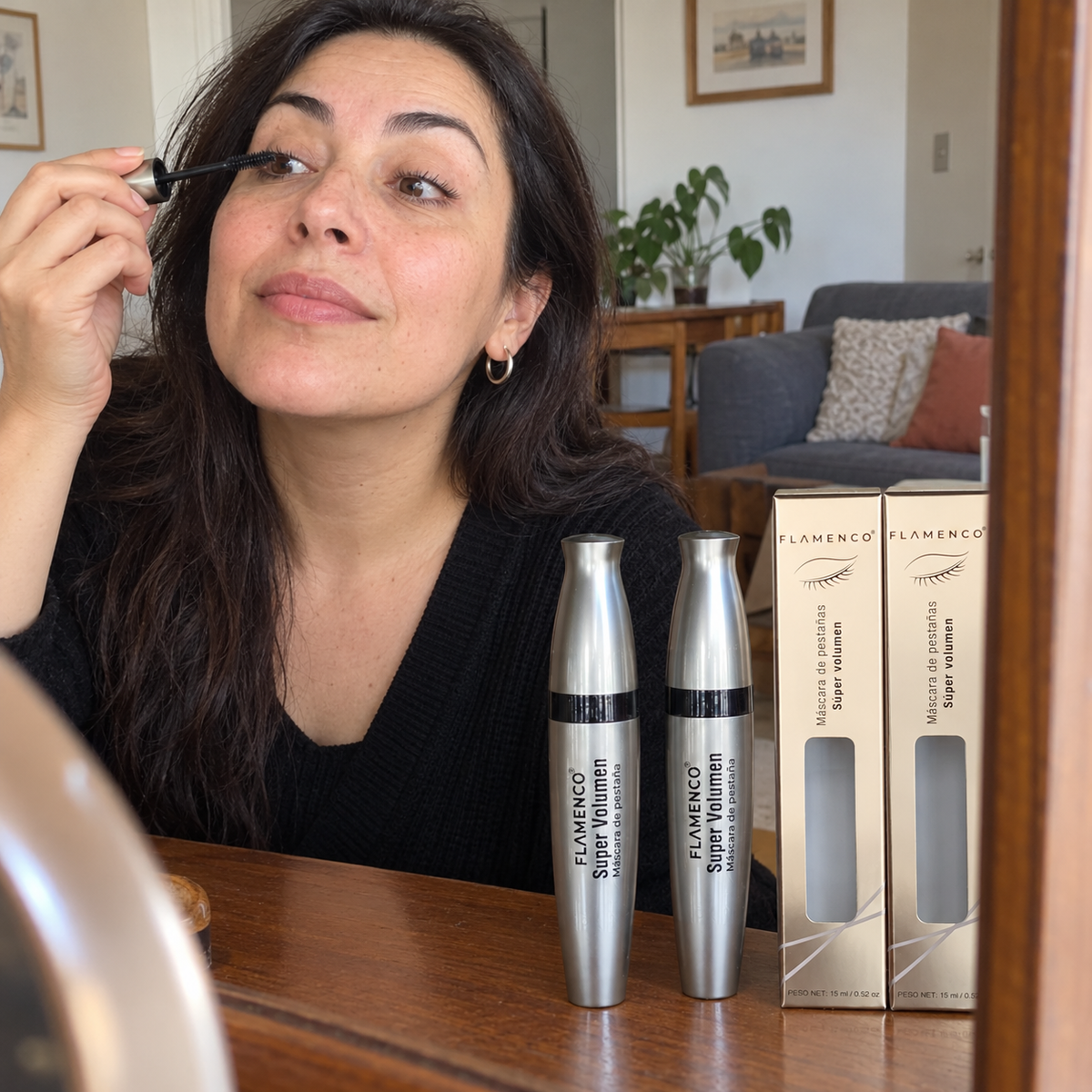 mascara · Testimonio de ejemplo