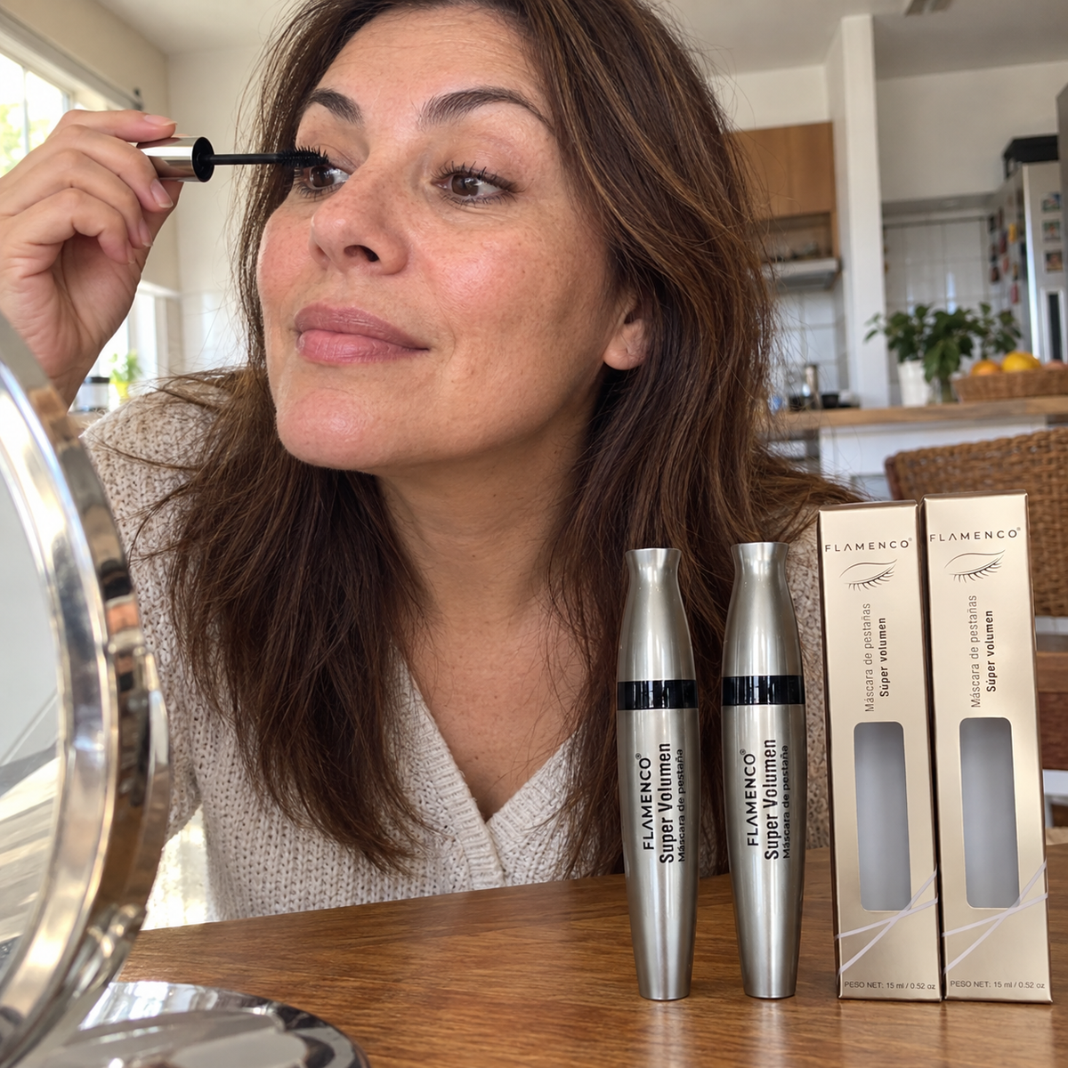 mascara · Testimonio de ejemplo