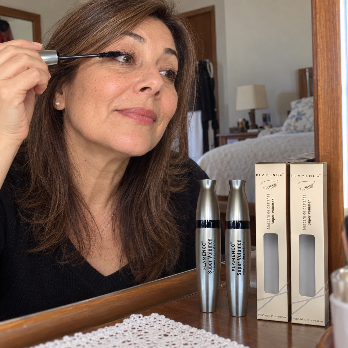 mascara · Testimonio de ejemplo