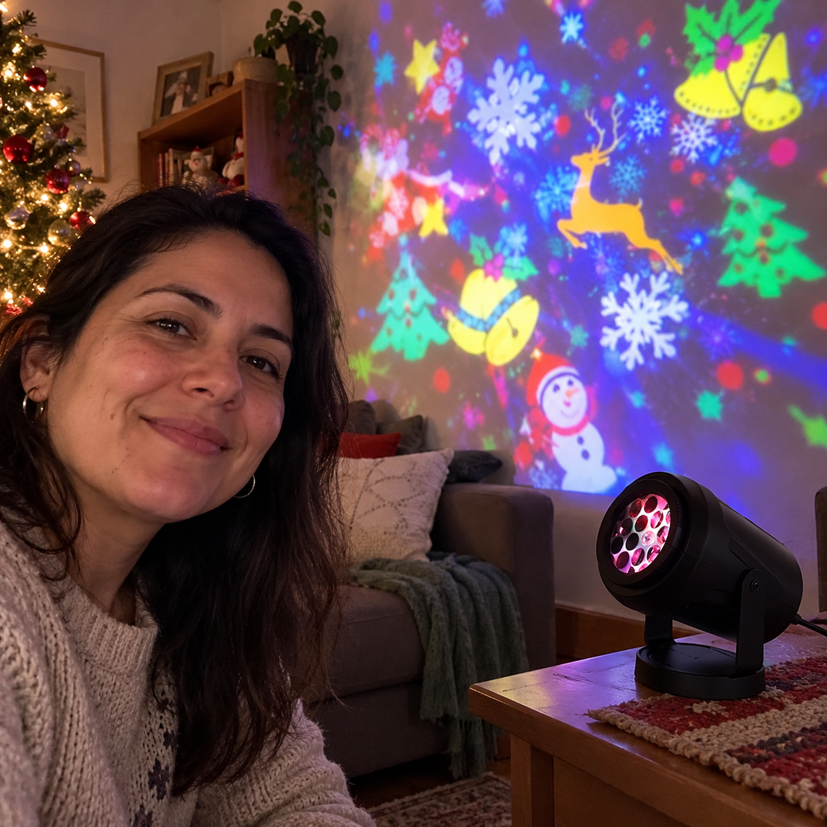 proyector · Testimonio de ejemplo