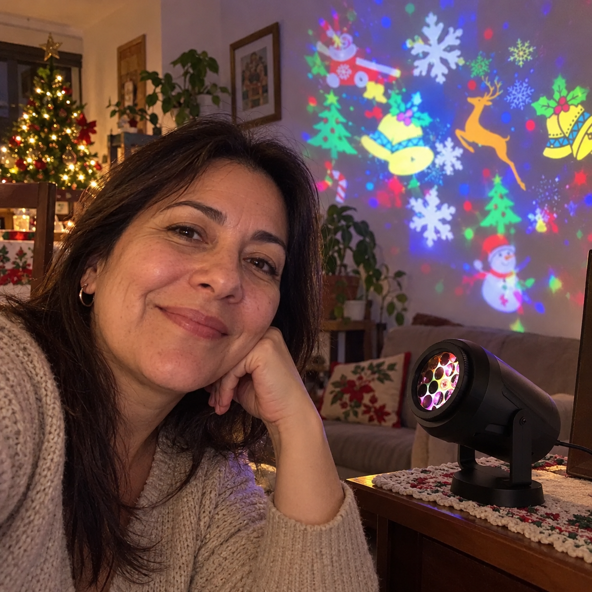 proyector · Testimonio de ejemplo