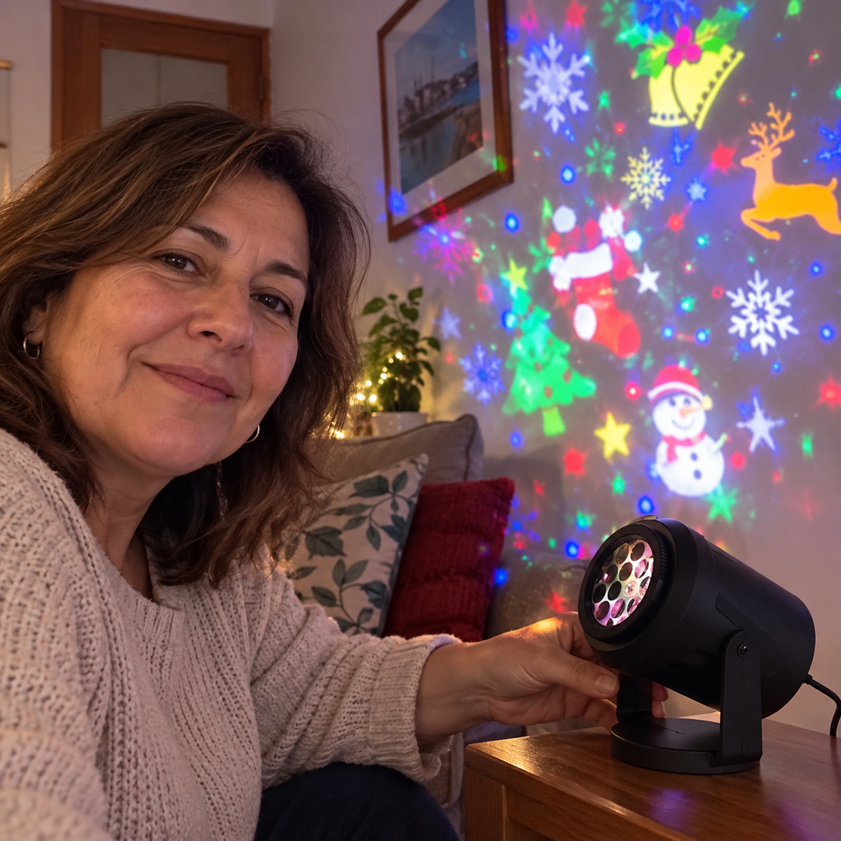 proyector · Testimonio de ejemplo